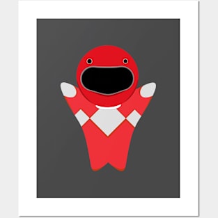 mini red ranger Posters and Art